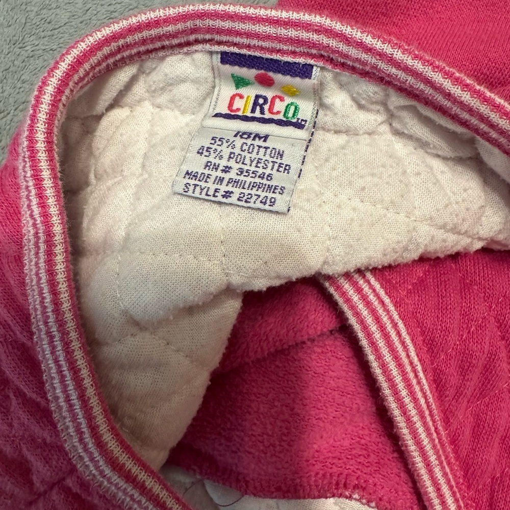 Vintage Pink Circo "My Sweetheart" Romper 18 months - Picture 5 of 6